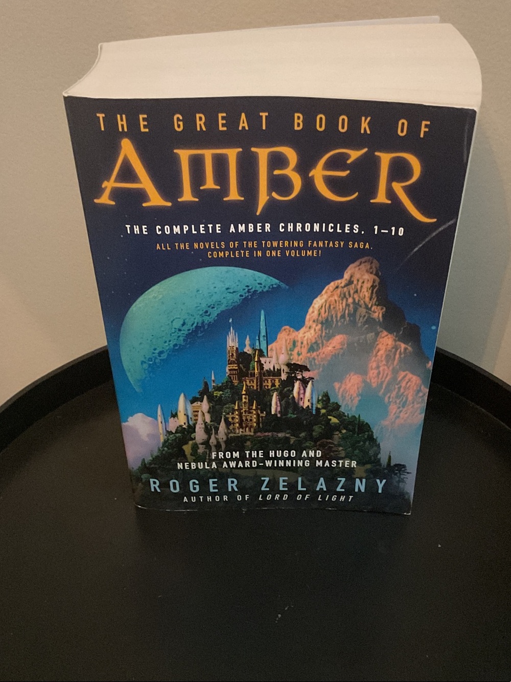 The Great Book of Amber by Roger Zelazny - Blue & Black Cover